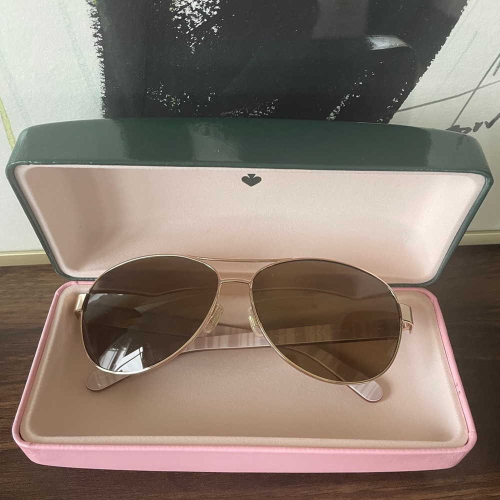 Kate Spade Dalia 2 Aviator Sunglasses- polarized